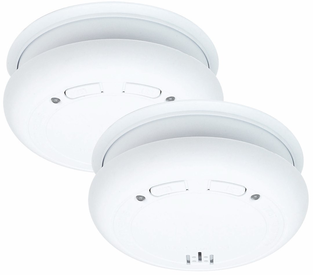 Trådlös brandvarnare, optisk 2-pack