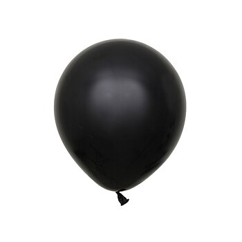 30cm Svart ballong - 12" - Kalisan