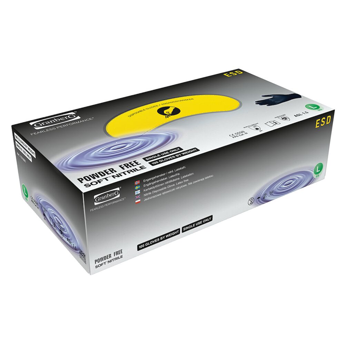 Handske nitril sv. ESD s.XL 10 - 3