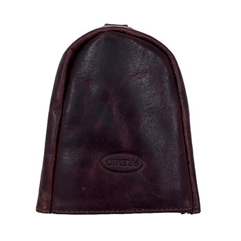 Nyckelfodral i oxläder, svenskt design, brun
