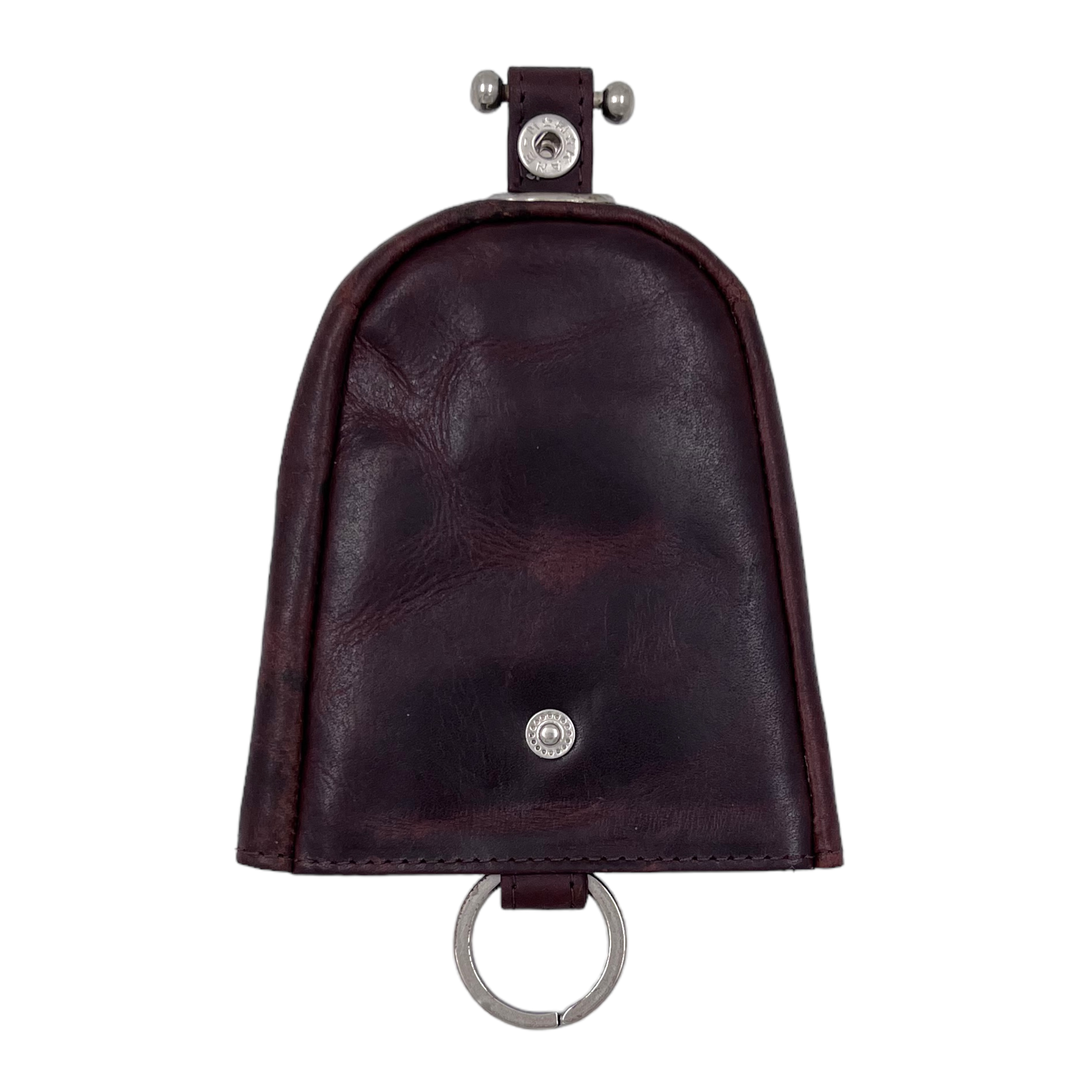 Nyckelfodral i oxläder, svenskt design, brun - 3