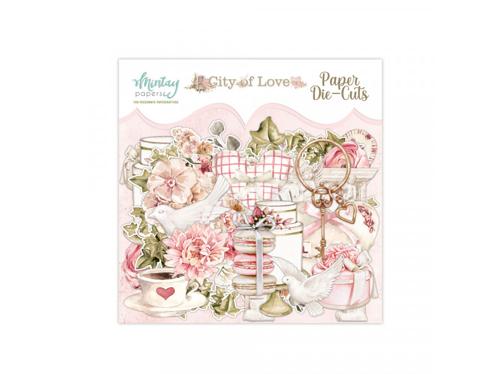 Mintay paper DIE-CUTS -City of Love