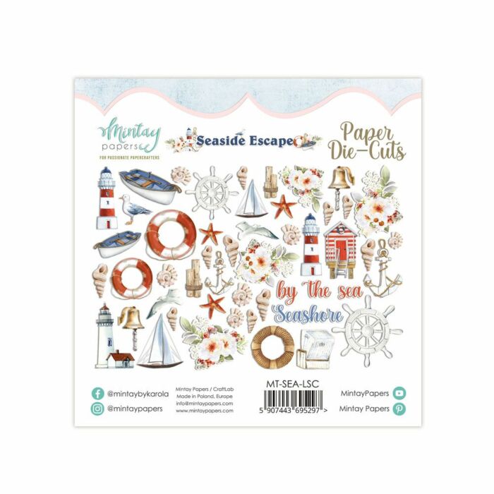 Mintay paper DIE-CUTS -Seaside Escape - 2