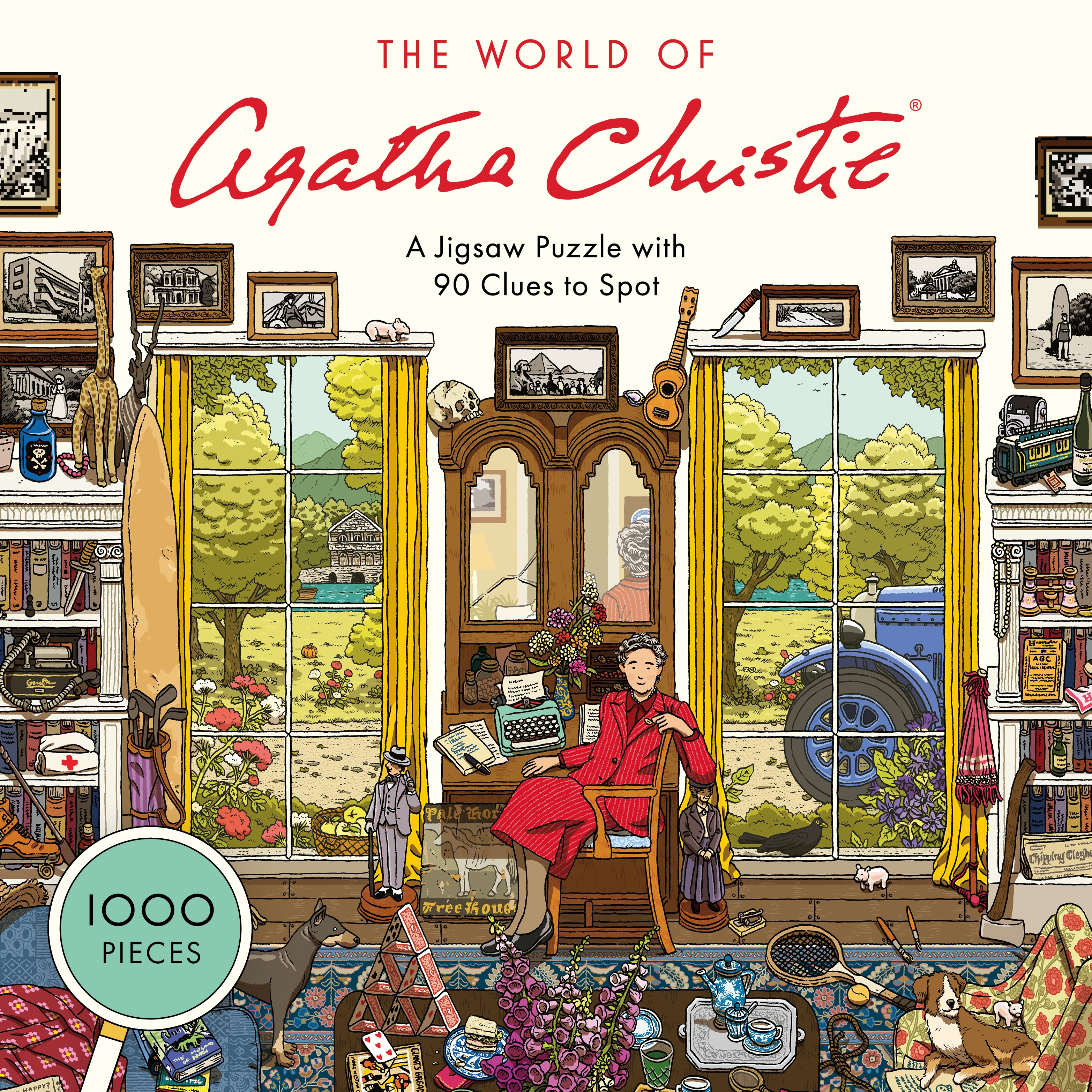 The World of Agatha Christie, 1000-piece Jigsaw with 90 clues to spot