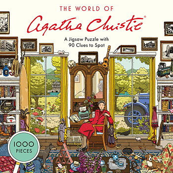 The World of Agatha Christie, 1000-piece Jigsaw with 90 clues to spot