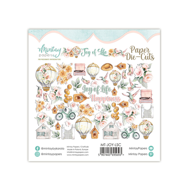 Mintay paper DIE-CUTS -Joy Of Life - 2