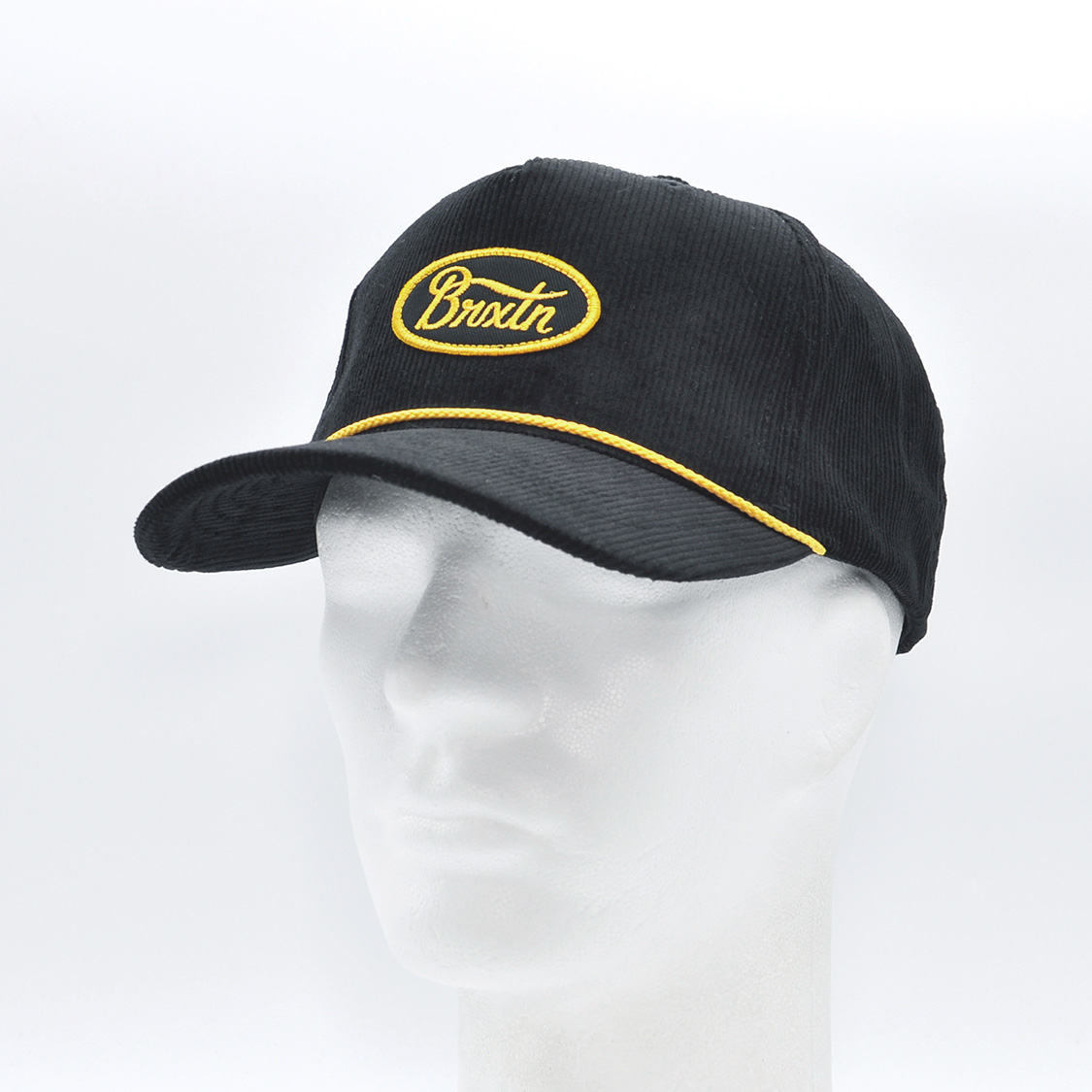 Crest Medium-Profile Snapback Hat - Black/Black/Black – Brixton Europe