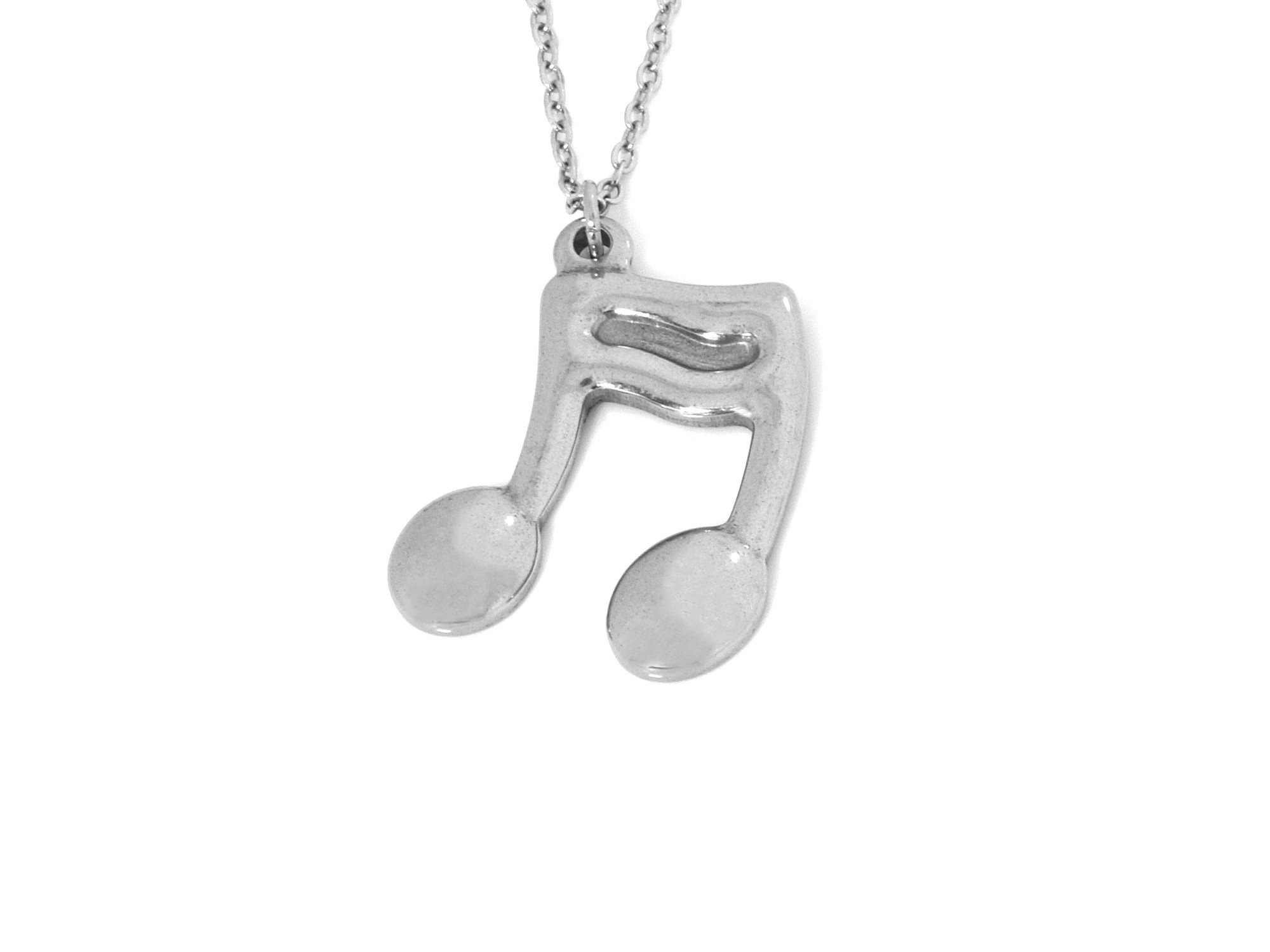 Not Halsband i Rostfritt Stål, Musik Hänge, Musiklärare Accessoar, Musiknot Smycke