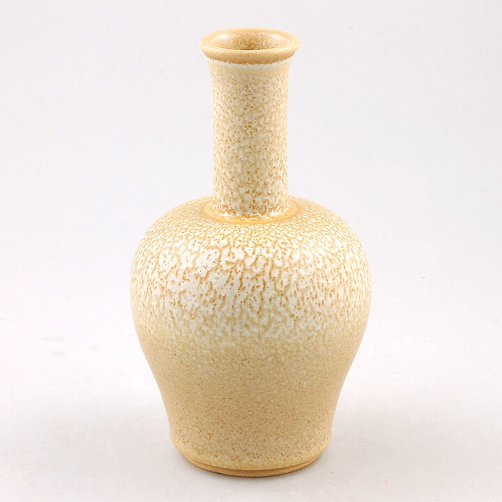 Ewald Dahlskog (1940s) Swelling Vase with Topas Glaze 18 cm
