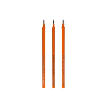 Refills för Erasable gel pens, 3 st., orange