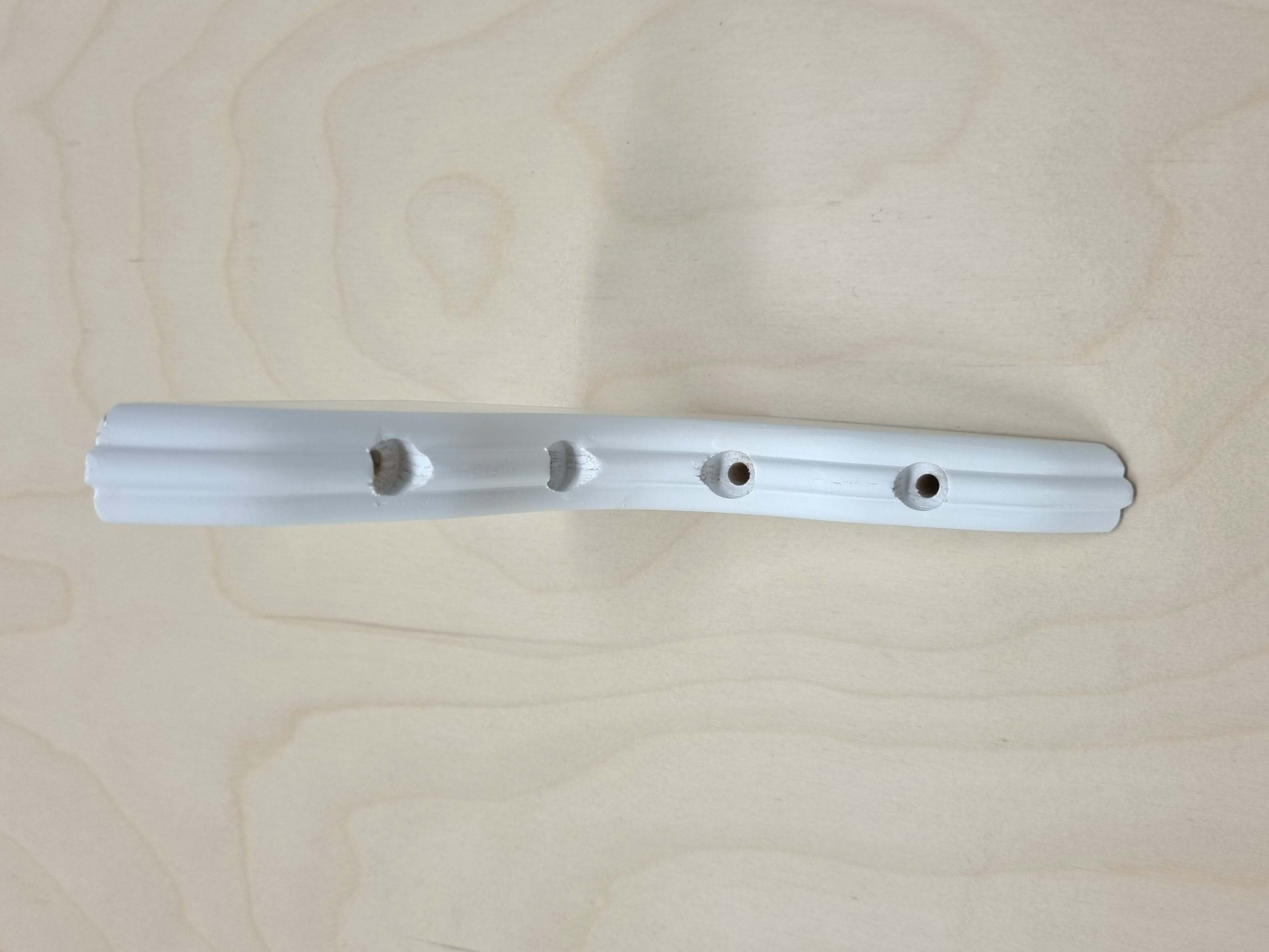 Hyllkonsol H1 vitmålad furu djup 150mm - 3