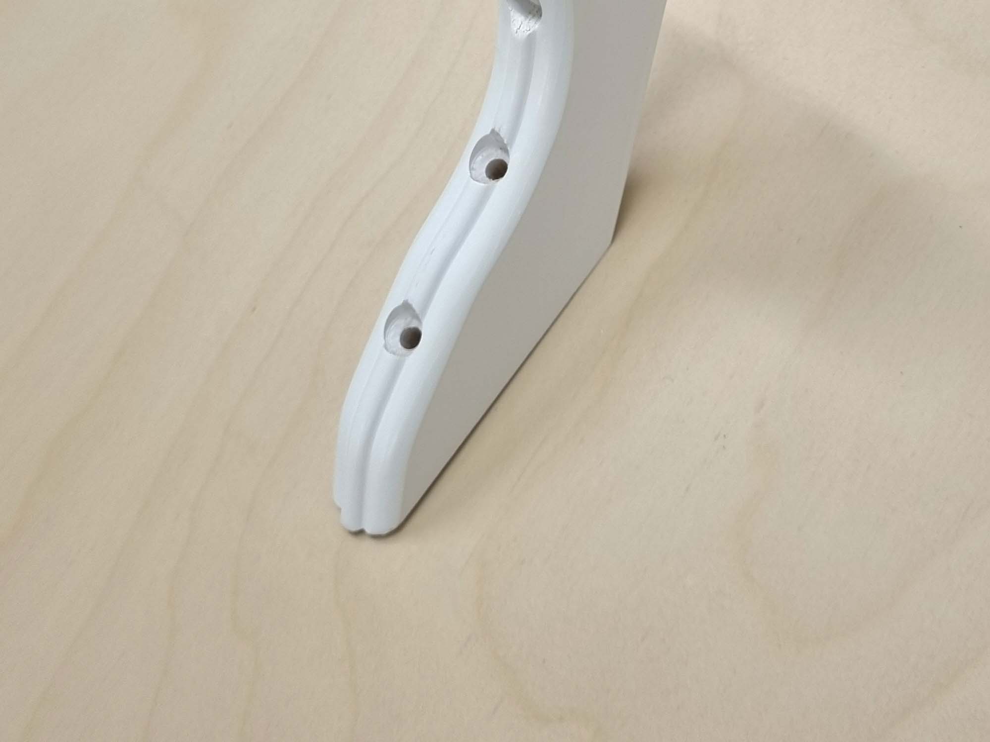 Hyllkonsol H1 vitmålad furu djup 150mm - 4