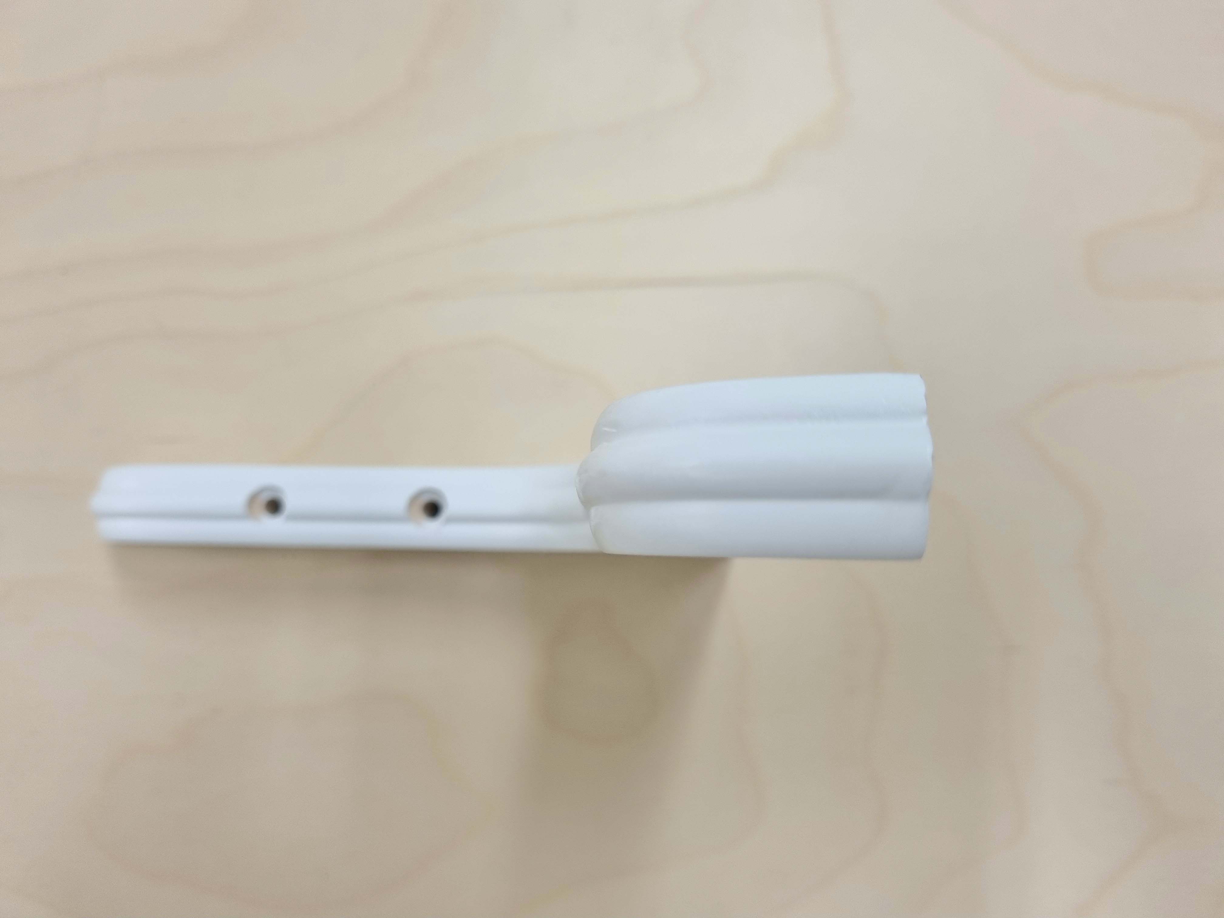 Hyllkonsol H2 vitmålad furu djup 180mm - 2