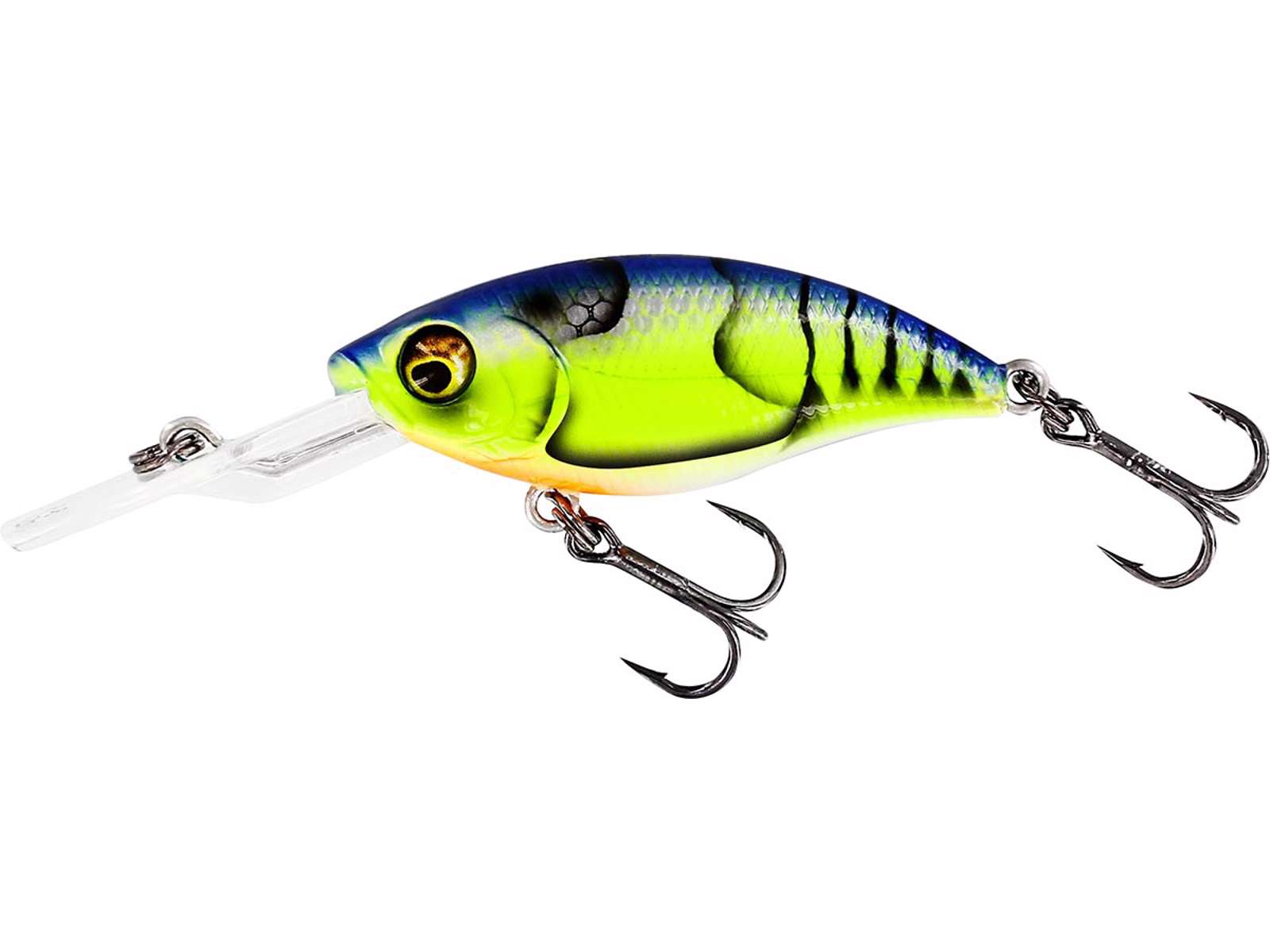 westin buzzbite dr 6,5cm är en djupgående crankbait för abborre och gädda. Fiskar bra i sjö och skärgård. chartreuse blue craw