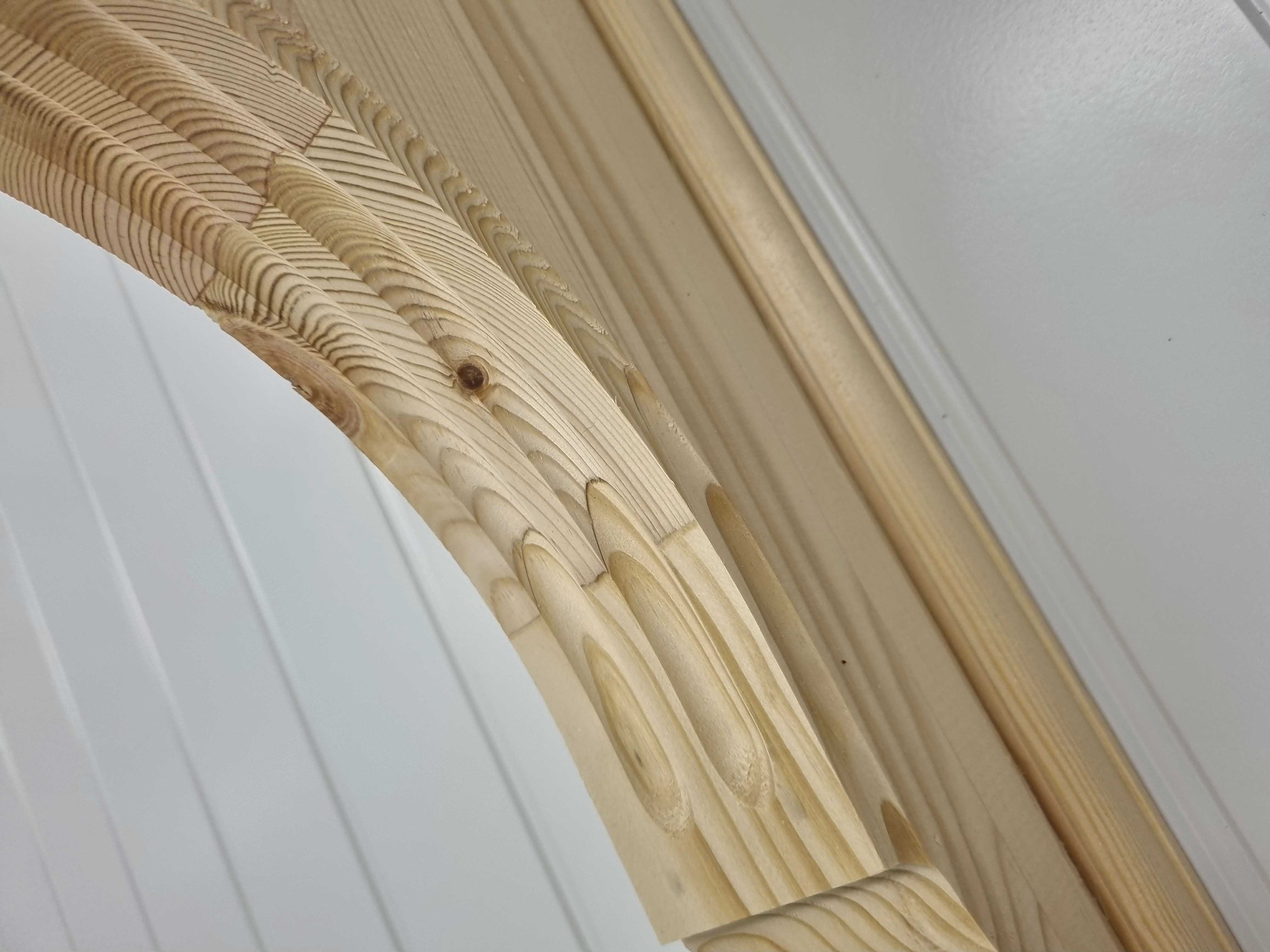 Hyllkonsol gammaldags H19 kvistig furu djup 320mm - 5