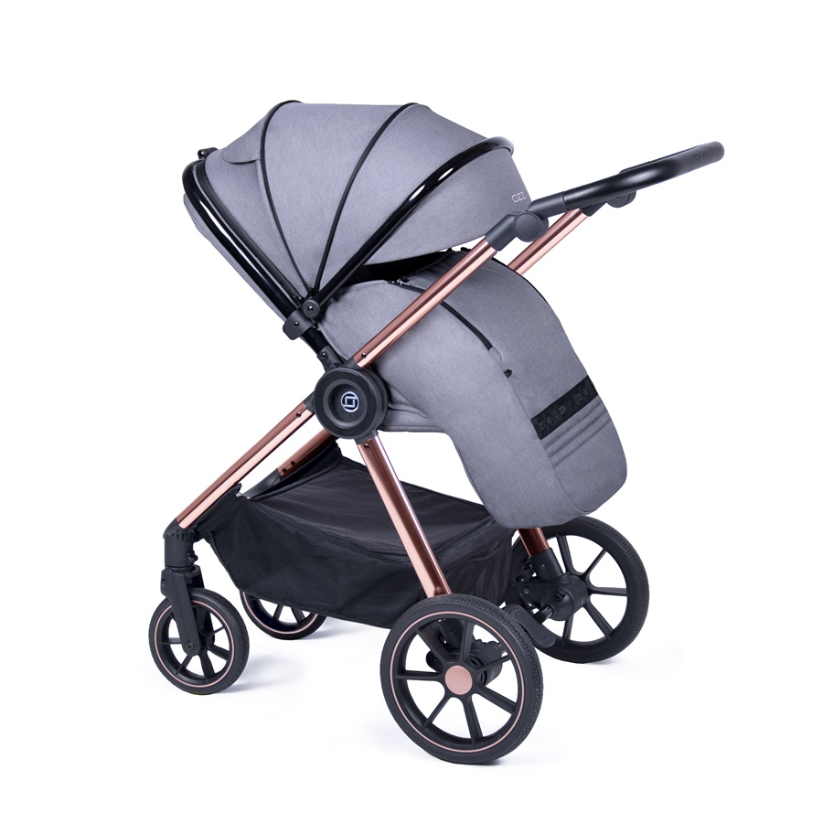 Stor barnvagnspaket Zokky Ozz inklusive Babyskydd Pixel Pro i-size och isofix bas IQ Orbit - 6