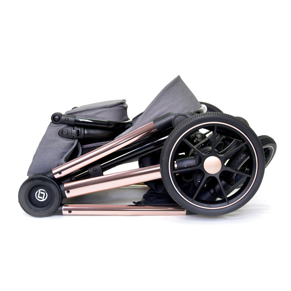 Stor barnvagnspaket Zokky Ozz inklusive Babyskydd Pixel Pro i-size och isofix bas IQ Orbit - 11