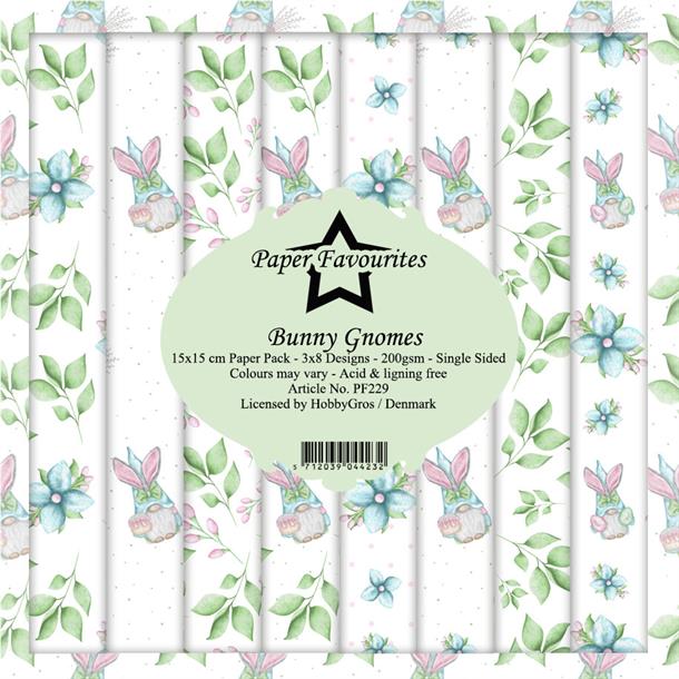 Paper Favourites Bunny gnomes 6x6 Inch Paper Pack 