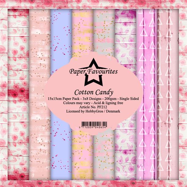 Paper Favourites Cotton candy 6x6 Inch Paper Pack 