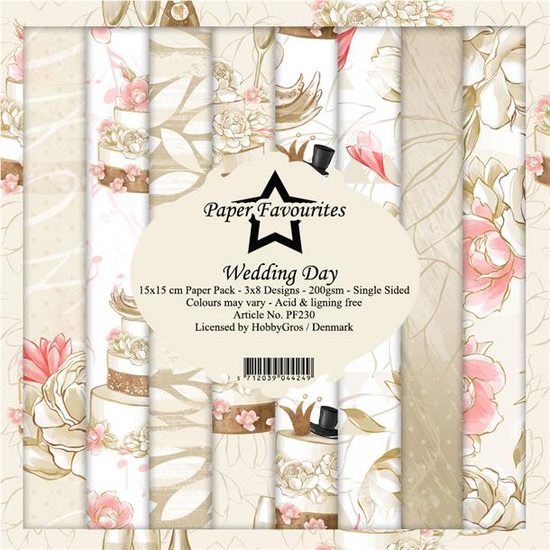 Paper Favourites Wedding Day 6x6 Inch Paper Pack 