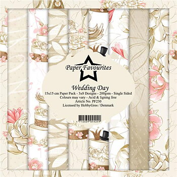 Paper Favourites Wedding Day 6x6 Inch Paper Pack 