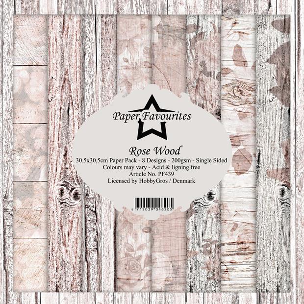 Paper Favourites Rose Wood 12x12 Inch Paper Pack 