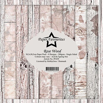 Paper Favourites Rose Wood 12x12 Inch Paper Pack 