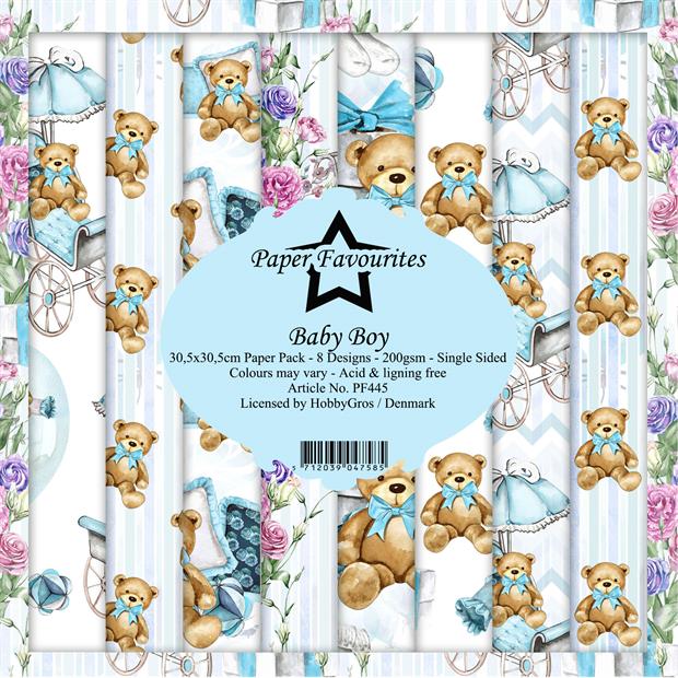 Paper Favourites Baby boy 12x12 Inch Paper Pack 