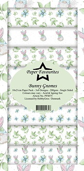 Paper Favourites Bunny Gnomes slimline Paper Pack 