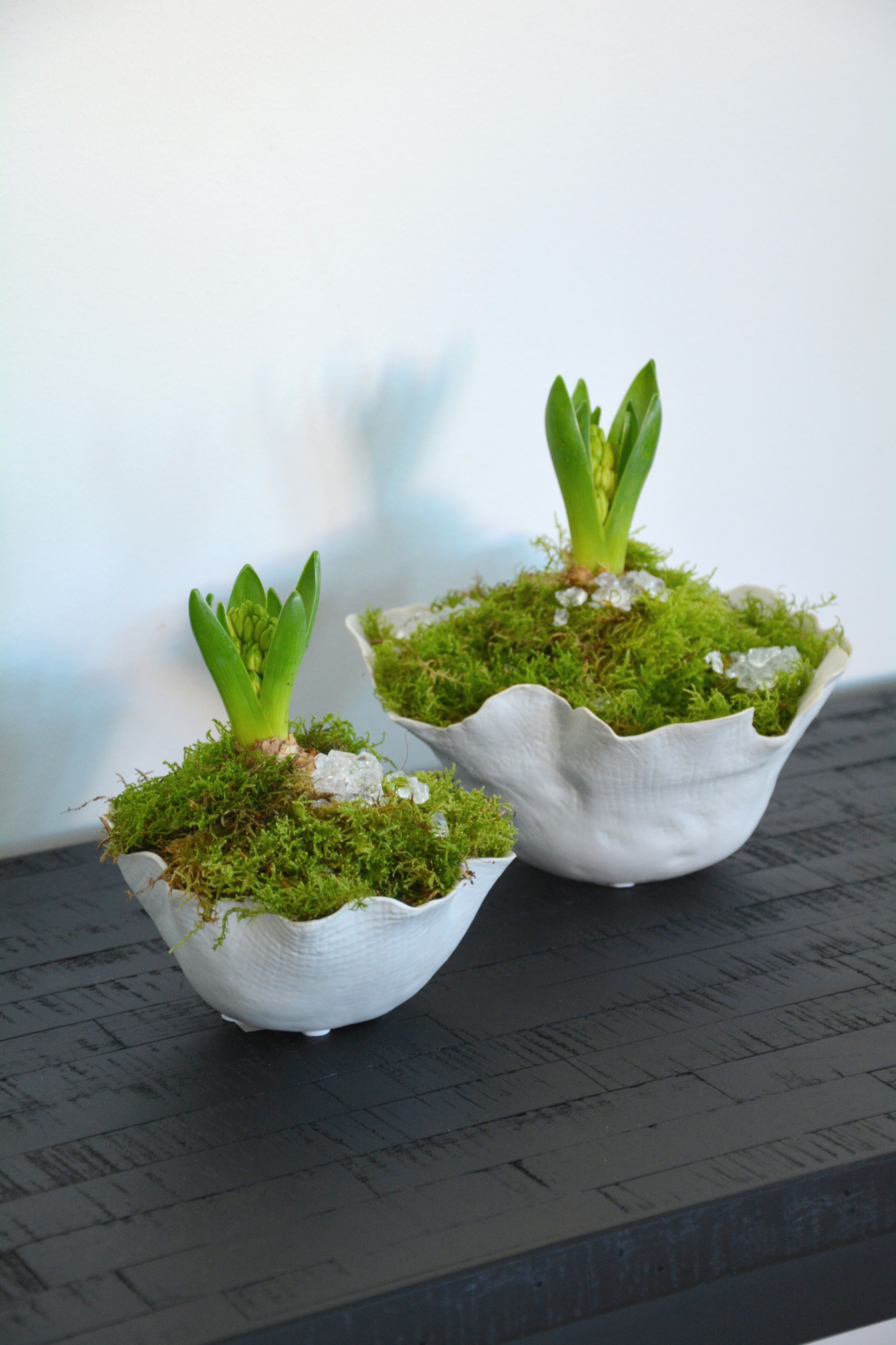 Skål i stengods vit 15 cm - 3