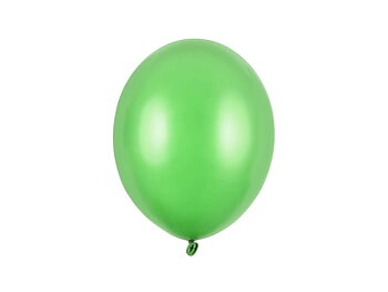 50-pack Ballonger Metallic Ljusgrön 27 cm
