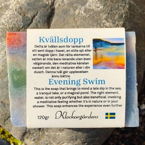Kvällsdopp, naturtvål