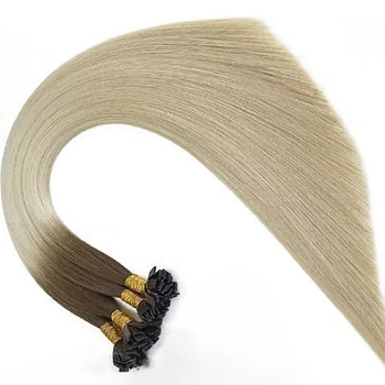 Russian Luxe Line - Keratin - 50 cm - Färg T8-60 (Rooted Pure Blonde)