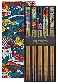 Tokyo Design Ätpinnar  Lucky & Koinobori