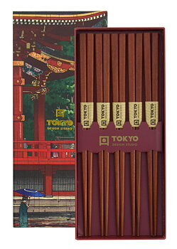 Tokyo Design Ätpinnar Plain Brown