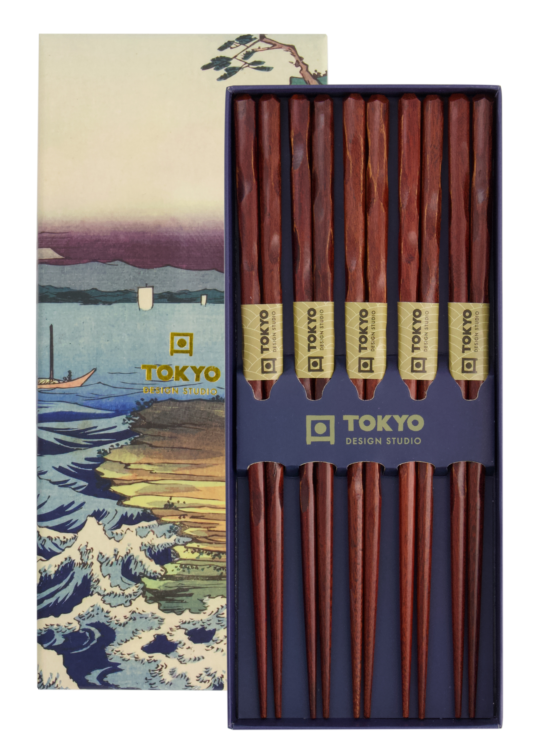 Tokyo Design Ätpinnar Twist Brown