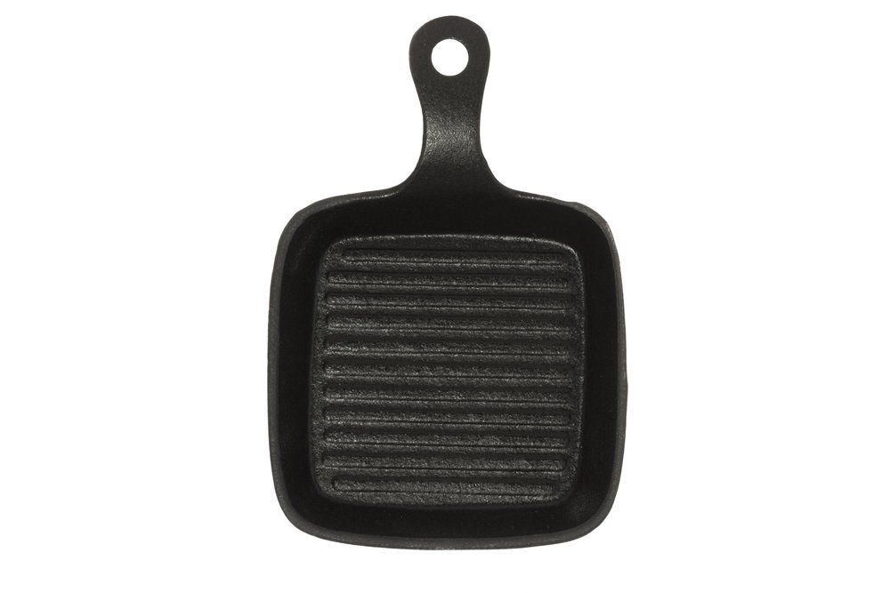 Portionsgrillpanna, gjutjärn 20,5x14 cm - 2
