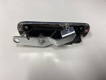 Door handle outer chrome LEFT (REPRO) Cortina/Fiesta/Granada/Taunus