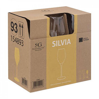 Silvia glas 21cl 6st