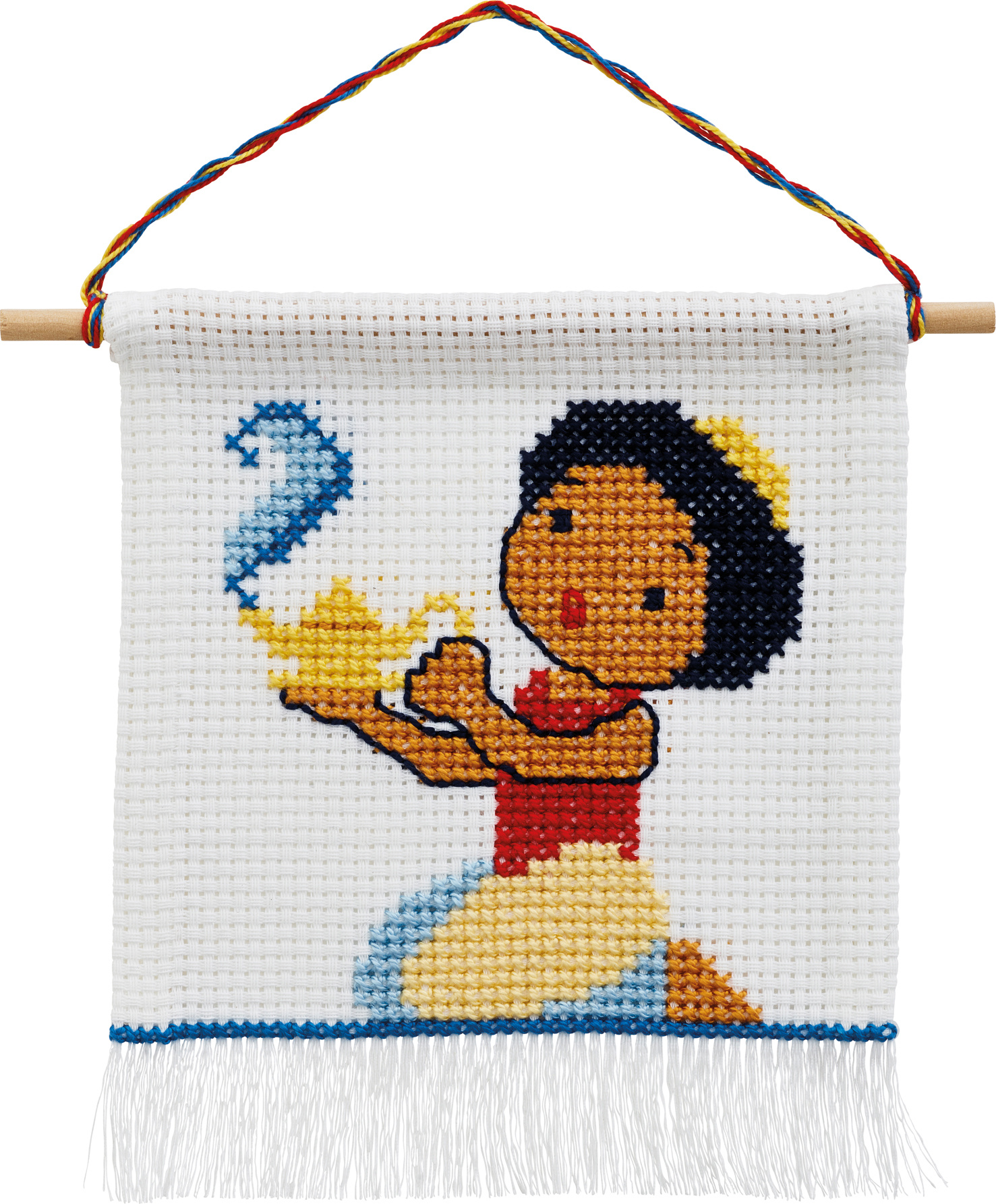 Barn Korsstygn Aladdin