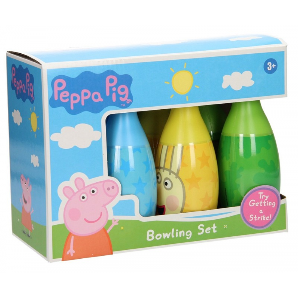 Greta gris bowlingset 18x25cm