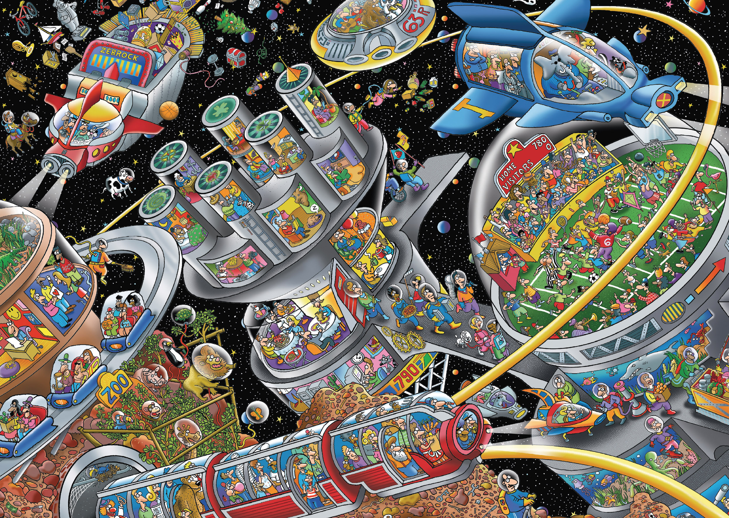 Space Colony 1000 Bitar Schmidt