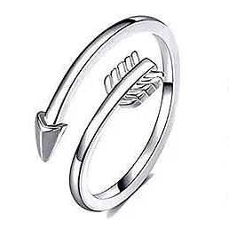 Tåring "Arrow" 925 Sterlig Silverplätering