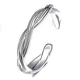 Tåring "Twist" 925 Sterlig Silverplätering