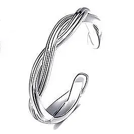 Tåring "Twist" 925 Sterlig Silverplätering