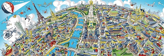 Panorama Paris 1000 Bitar Schmidt