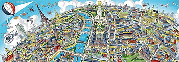 Panorama Paris 1000 Bitar Schmidt