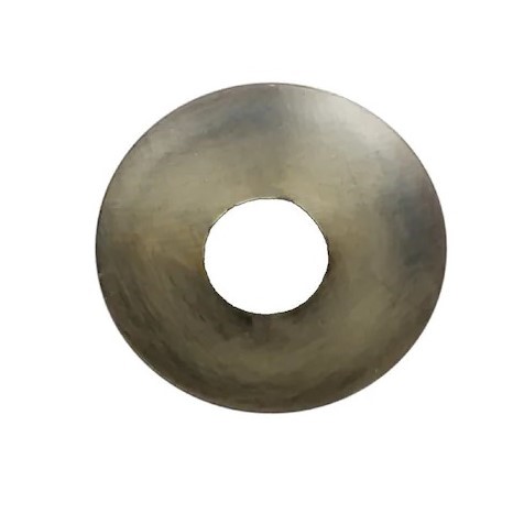 Ljusmanschett metall - antik mässing - 3