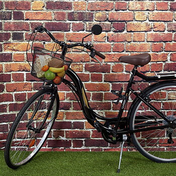 Cykelkorg 10 L - Svart