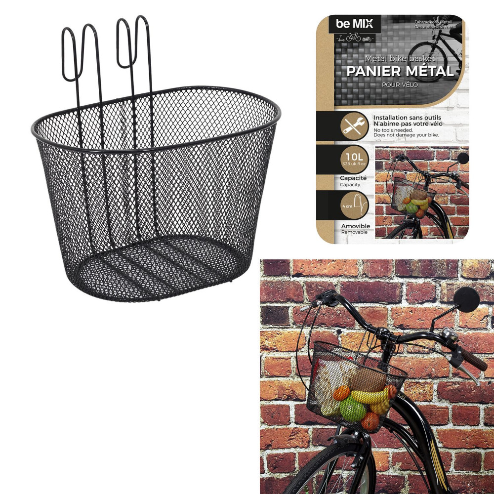 Cykelkorg 10 L - Svart